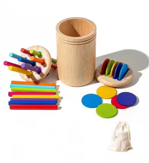 Jouet d'apprentissage en bois (2-5ans)